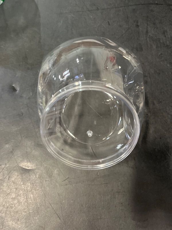 Photo 1 of Sumnacon Laundry Pods Container with Wide Mouth Lid - Versatile Plastic Storage Jar for Laundry Room, Pantry, or Kitchen
