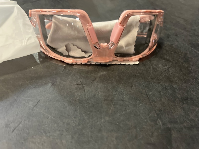 Photo 1 of UKNOW Safety Glasses - Anti Fog Wraparound Lenses - Removable Foam Gasket - ANSI Z87.1 Protective Eyewear - Impact Resistant