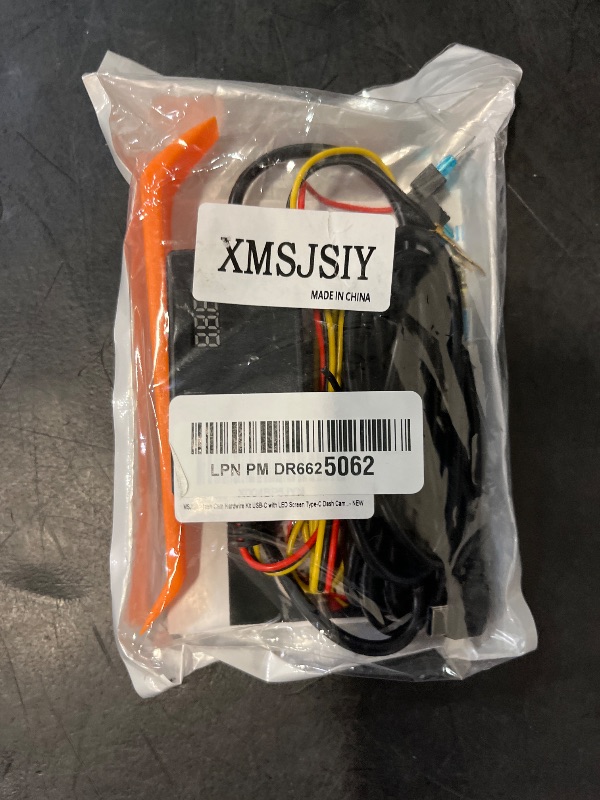 Photo 1 of XMSJSIY Dash Cam Hardwire Kit USB-C with LED Screen Type-C Dash Cam Hardwire Kit Step-Down Cable 12V-24V to 5V Type-C Hard Wiring Kit Power Cable Support 24 Hours Parking Monitoring - 3.2M/10.5FT