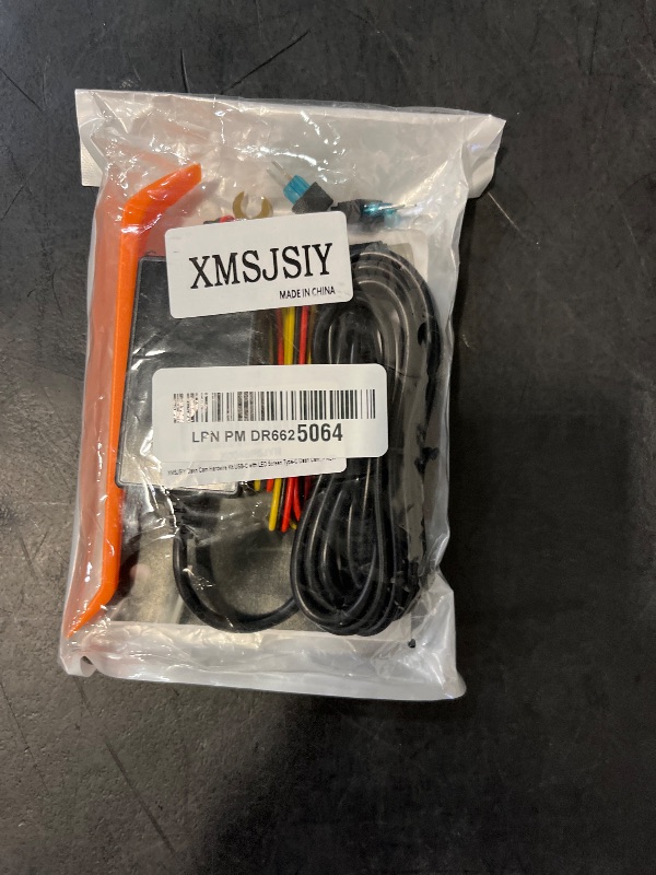 Photo 1 of XMSJSIY Dash Cam Hardwire Kit USB-C with LED Screen Type-C Dash Cam Hardwire Kit Step-Down Cable 12V-24V to 5V Type-C Hard Wiring Kit Power Cable Support 24 Hours Parking Monitoring - 3.2M/10.5FT