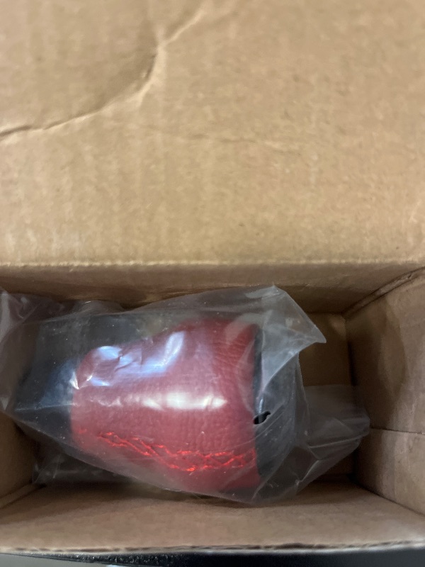 Photo 1 of Aramox Gear Shift Knob, 08U92TEA Fit for Type R 2017-2019, Aluminum Alloy + Artificial Leather, Red