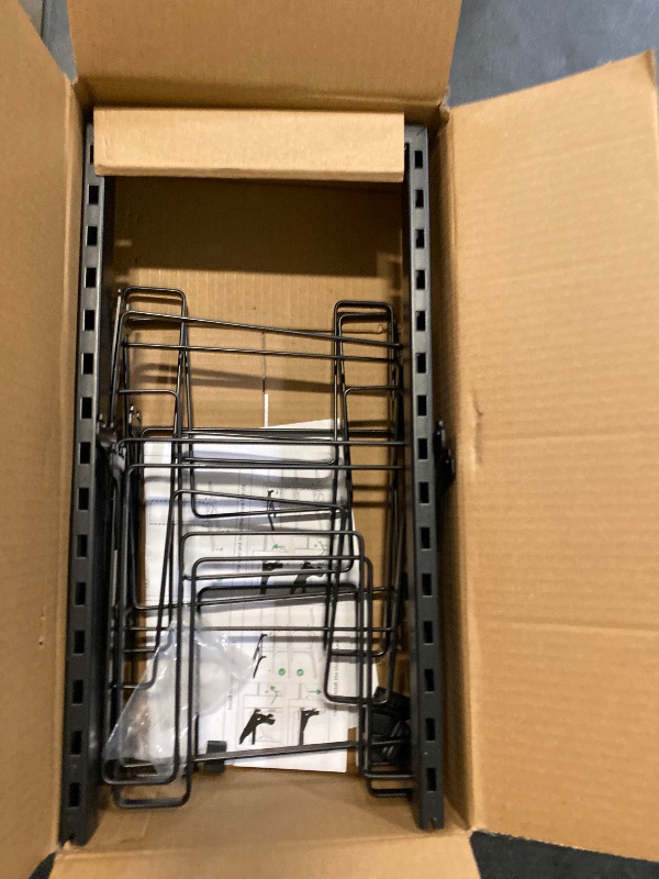 Photo 1 of MUDEELA 8-Tier Heavy Duty Adjustable Pan Organizer Rack for Kitchen Cabinet Storage and Organization