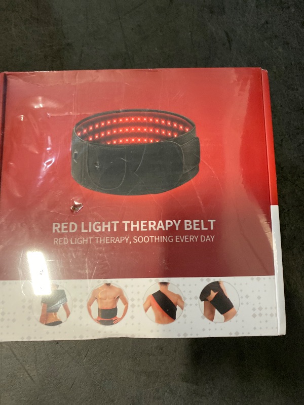 Photo 1 of Red Light Therapy for Body, Infrared Light Therapy for Shoulder Waist Muscle Pain Relief, Upgraded 3 in 1 Led Beads, 660nm Red Light &850nm Near Infrared Light Therapy Belt Wrap Timer Remote Control