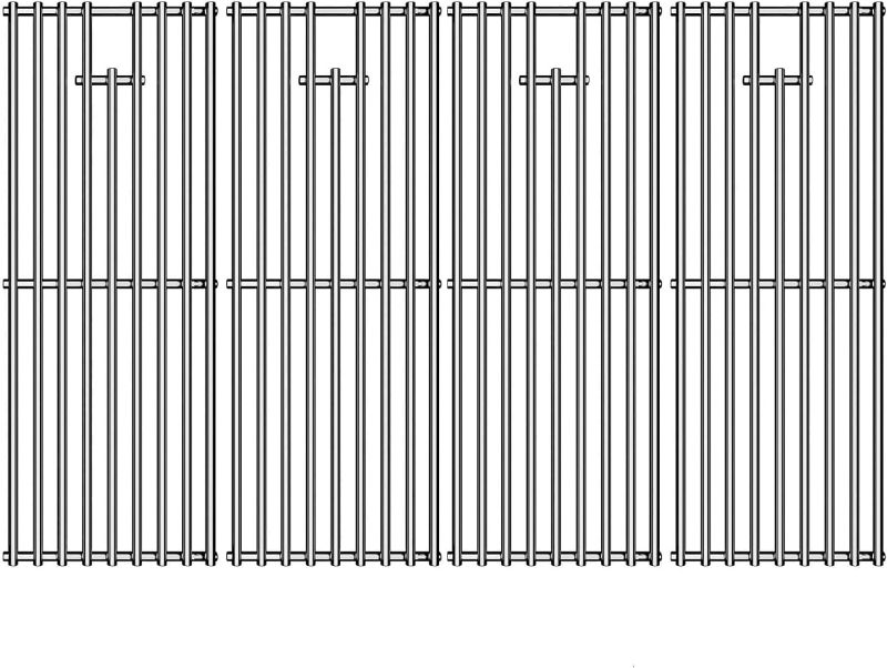 Photo 1 of 19.2 Inch Stainless Steel Cooking Grate for Home Depot Nexgrill 4 Burner 720-0830H, 720-0830D, 720-0783E, 720-0783C, BBQ Grids Grill Grates Replacement Parts for Kenmore Uniflame, Set of 4