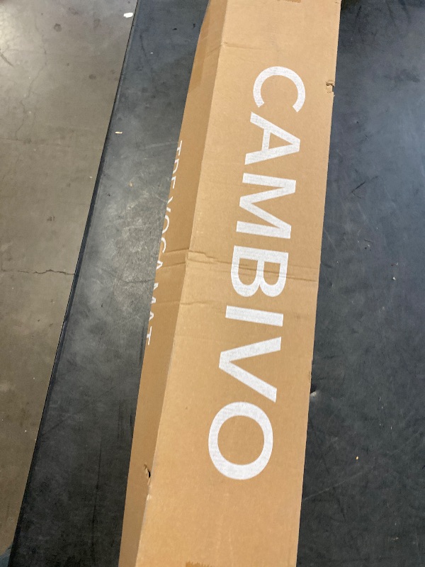 Photo 1 of CAMBIVO Extra Wide Yoga Mat for Women and Men (72"/84"x 32"x 1/4") TPE Workout Mat, Non-slip Large Exercise Fitness Mat for Yoga, Pilates, Workout