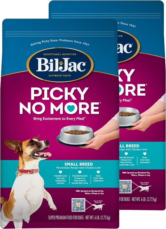 Photo 1 of Bil-Jac Picky No More Small Breed Chicken Liver Dry Dog Food 6 Pounds (2-Pack)