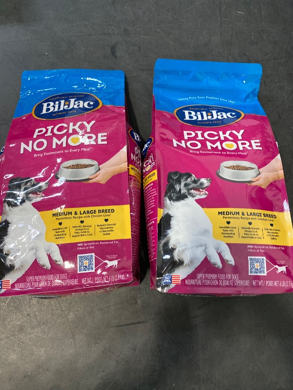 Photo 1 of Bil-Jac Picky No More Small Breed Chicken Liver Dry Dog Food 6 Pounds (2-Pack)