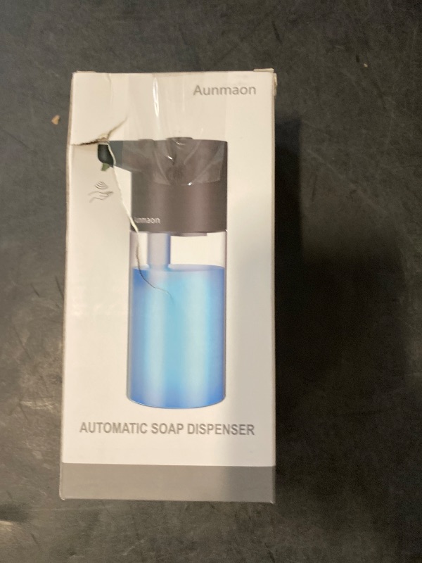 Photo 1 of Aunmaon Automatic Soap Dispenser Touchless, Modern, Kitchen & Bathroom, Hands-Free, Adjustable Volume, Long Battery Life, Compatible with Thick & Thin Soap, Easy for Toddlers, Clog-Free, Black