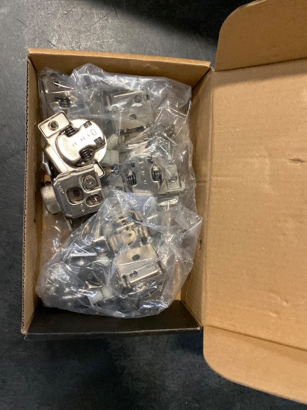 Photo 1 of Chibery 10 Pack 1-1/2" Overlay 4D Soft Close Concealed Hinges for Face Frame Door, Adjustable Closing Speed, Smooth Slow Self Close Hinges, Satin Nickel, 105° Open Angle Stainless Steel Cabinet Hinges