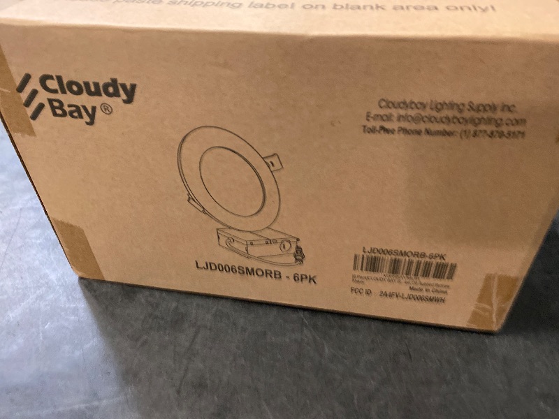 Photo 1 of [6 Pack] CLOUDY BAY 6inch Smart WiFi LED Recessed Lights,RGB Color Changing Recessed Lighting,Compatible with Alexa and Google Home Assistant,15W 2700K-6500K,CRI90+ Wet Location,Oil Rubbed Bronze