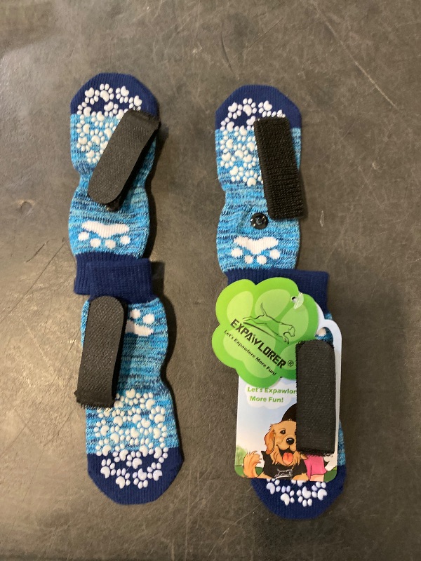 Photo 1 of EXPAWLORER Anti Slip Dog Socks to Prevent Licking Paws, Dog Shoes for Hot Pavement, Dog Booties for Small Medium Large Senior Dogs, Traction Control Boots & Paw Protectors for Hardwood Floors