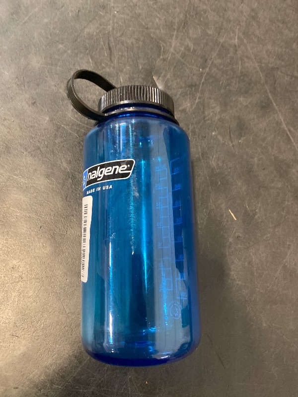 Photo 1 of Nalgene Wide Mouth Water Bottle, Blue, 32 oz