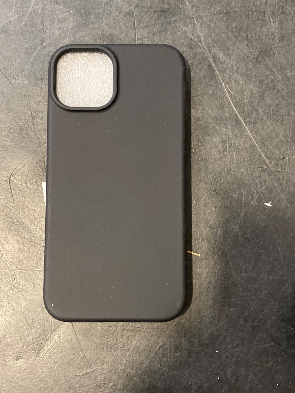 Photo 1 of JETech Silicone Case for iPhone 14 6.1-Inch, Silky-Soft Touch Full-Body Protective Phone Case, Shockproof Cover with Microfiber Lining (Black)