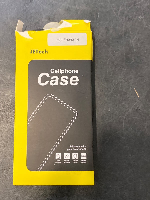 Photo 1 of JETech Silicone Case for iPhone 14 6.1-Inch, Silky-Soft Touch Full-Body Protective Phone Case, Shockproof Cover with Microfiber Lining (Black)