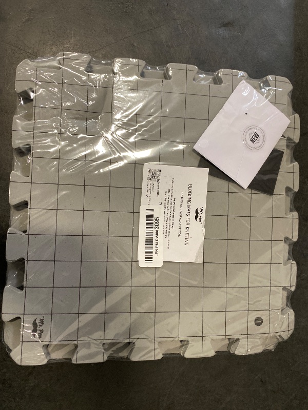 Photo 1 of Mr. Pen- Interlocking Blocking Mats, 12”x12”, 4 Pack, Blocking Mats for Knitting & Crochet Projects with 50 T-Pins, Knitting Blocking Mats and Pins, Crochet Blocking Board for Crocheting