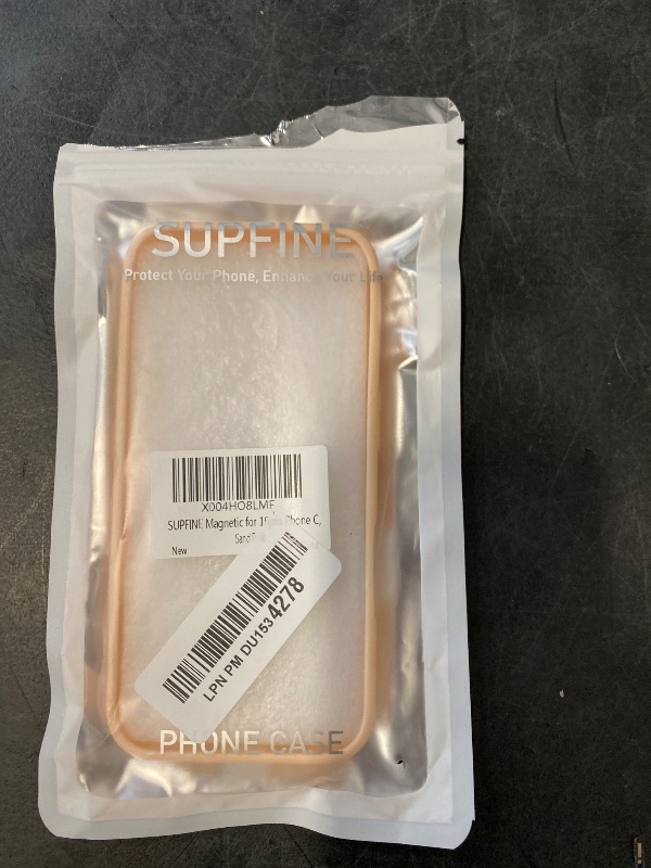 Photo 1 of SUPFINE Magnetic for iPhone 16 Pro Case (Compatible with MagSafe) (10 FT Military Grade Drop Protection) Slim Translucent Matte Shockproof with Anti-Fingerprint Phone Case,Sand Pink