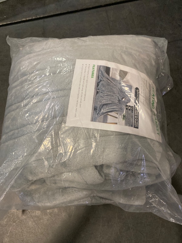 Photo 1 of Homemate Heated Blanket Electric Throw - 50"x60" Heating Blanket Throw 1/2/4/6/8 Hours Auto-off 10 Heat Level Over-heat Protection Flannel Sherpa Heater Blanket ETL Certification