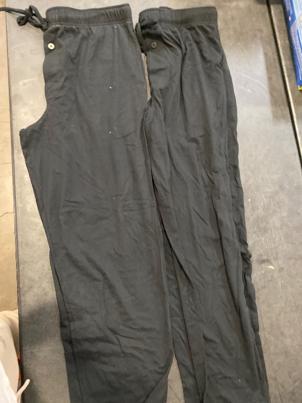 Photo 1 of Size L Fruit of the Loom Men's Extended Sizes Jersey Knit Sleep Pajama Lounge Pant (1 & 2 Packs)