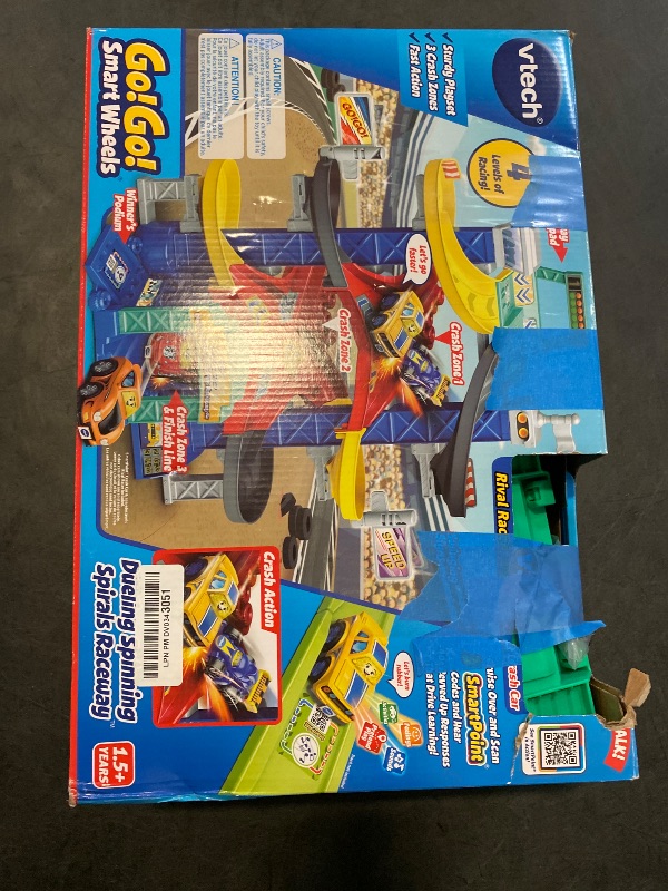 Photo 1 of VTech Go! Go! Smart Wheels Dueling Spinning Spirals Raceway Playset