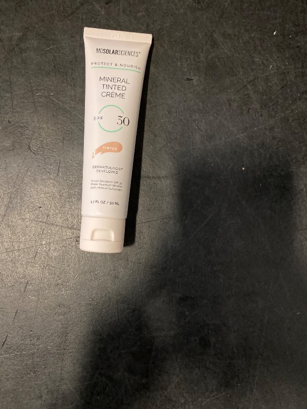 Photo 1 of MDSolarSciences Mineral Tinted Crème Sunscreen SPF 30 | Water-Resistant, Broad Spectrum UV Protection | Blendable Micronized Zinc Oxide Cream | Natural Matte Finish for All Skin Types (1.7 Fl Oz)