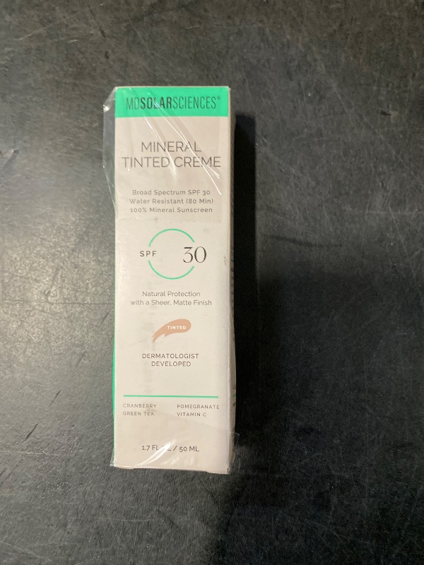 Photo 1 of MDSolarSciences Mineral Tinted Crème Sunscreen SPF 30 | Water-Resistant, Broad Spectrum UV Protection | Blendable Micronized Zinc Oxide Cream | Natural Matte Finish for All Skin Types (1.7 Fl Oz)