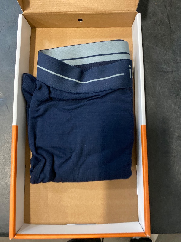 Photo 1 of size M Icebreaker Merino Anatomica Men’s Boxer Briefs - Midnight Navy - Medium