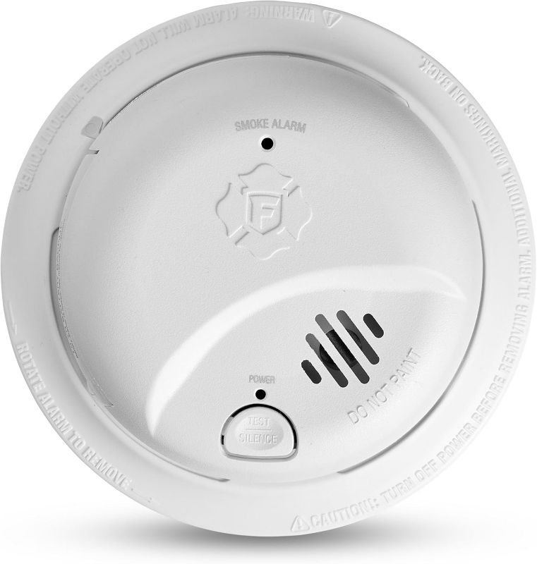 Photo 1 of First Alert SMI105-AC, Interconnect Hardwire Smoke Alarm with 10-Year Battery Backup, 1-Pack