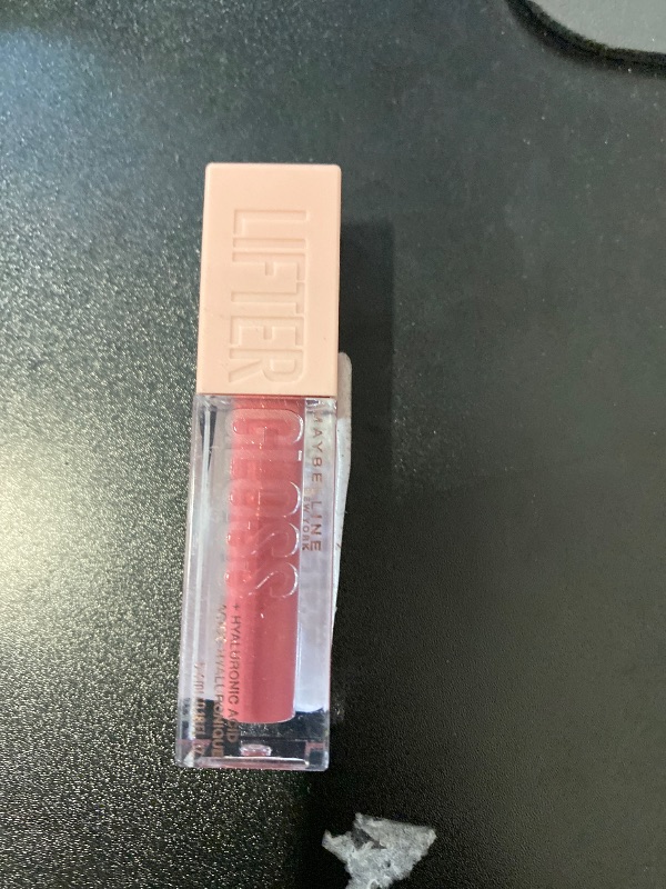 Photo 1 of Maybelline Lifter Gloss, Hydrating Lip Gloss with Hyaluronic Acid, High Shine for Plumper Looking Lips, Petal, Warm Pink Neutral, 0.18 Ounce
