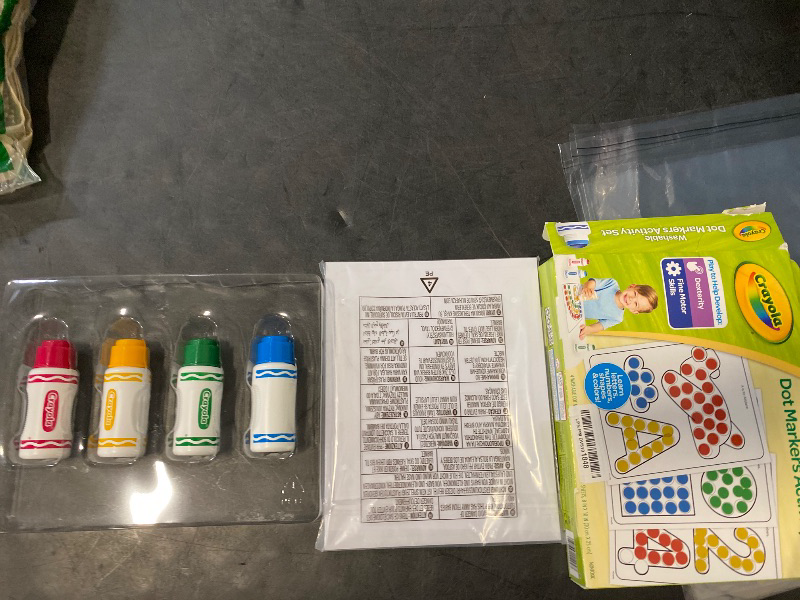 Photo 1 of Crayola Washable Dot Markers Activity Set, 30 Toddler Coloring Pages & 4 Washable Markers, Dot Paints for Toddlers, Toddler Gifts, Ages 3+