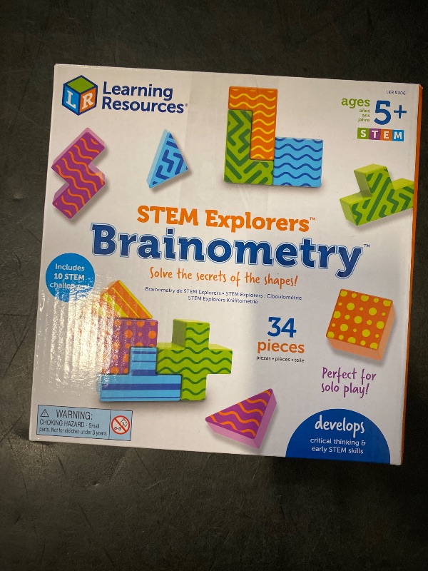 Photo 1 of Learning Resources STEM Explorers Brainometry - 34 Pieces, Ages 5+ STEM Toys for Kids, Brain Teaser Toys and Games, Kindergarten Games,Back to School