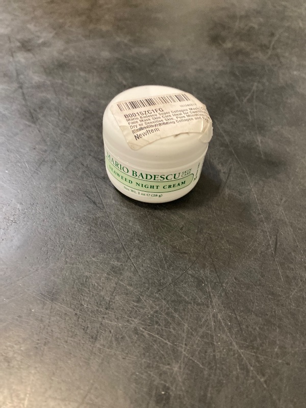 Photo 1 of Mario Badescu Seaweed Night Cream for Women Anti Aging Oil-Free Moisturizer with Collagen & Sodium Hyaluronate, Ideal for Combination, Oily or Sensitive Skin, Moisturizes & Smooths Skin, 1 Fl Oz