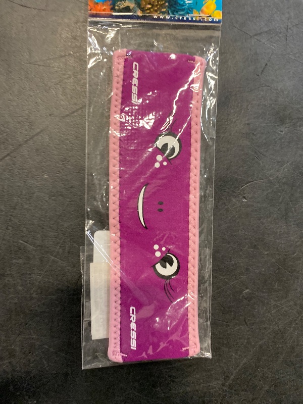 Photo 1 of CRESSI Neoprene Goggle Strap Cover, Pink/Lilac
