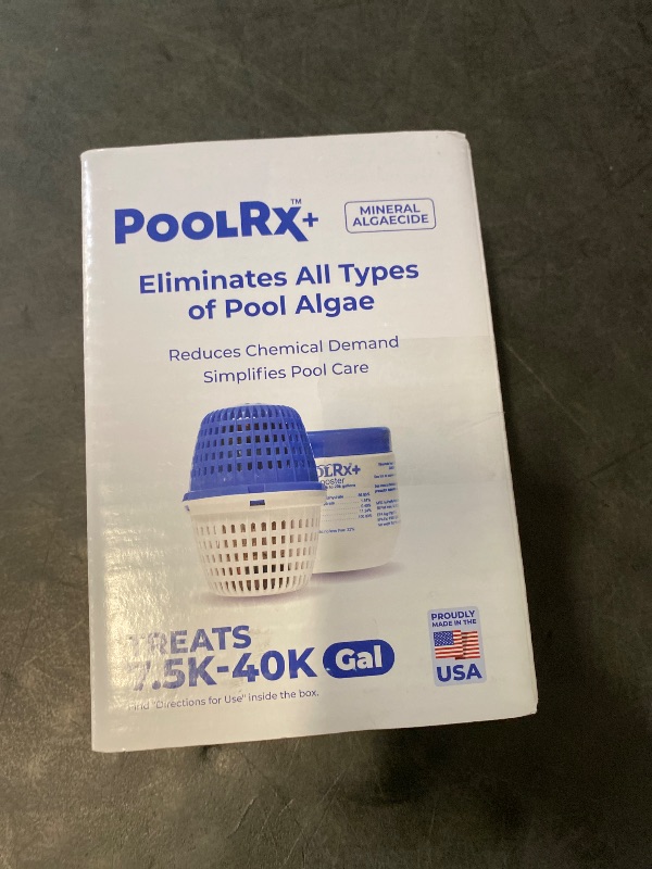 Photo 1 of PoolRx+ Blue & White Unit/Booster Bundle Treats 7.5k-40k gallons