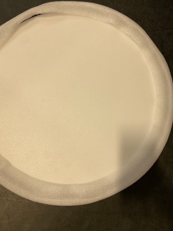 Photo 1 of 20 Inch Large LED Flush Mount Ceiling Light, 40W, 4350LM, 3000K/4000K/6000K CCT Selectable, Black Round Flat Panel Light, Fits for Hallway, Kitchen, Bedroom, Laundry Room