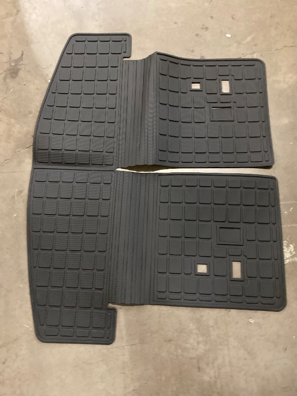Photo 1 of powoq Cargo Mat Compatible with 2020-2025 Kia Telluride Trunk Mat Cargo Liner TPE Back Seat Protector Trunk Liner Replacement for 2020-2025 Kia Telluride Accessories