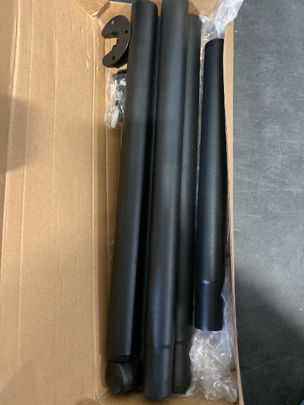 Photo 1 of Closet Rods for Hanging Clothes, 17 to 84 Inches Stepless Adjustable Metal Closet Rod, 1.3 Inches Heavy Duty Clothes Hanging Rod for Closet Wardrobes Laundry RV
