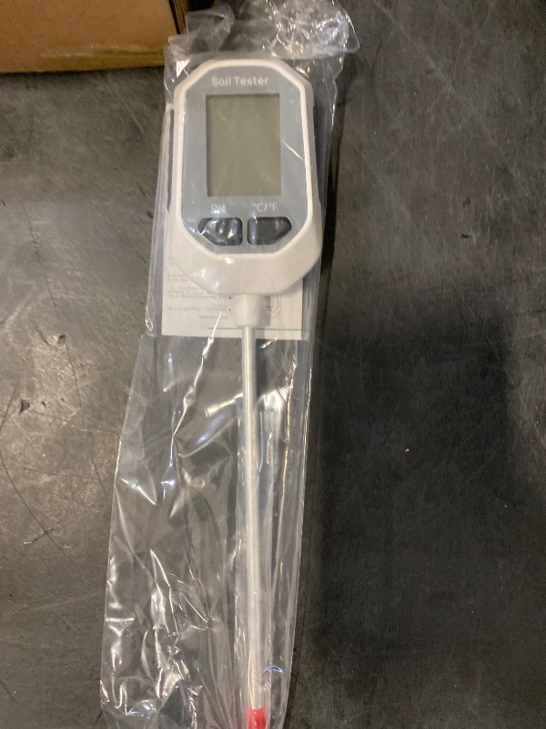 Photo 1 of 4-in-1 Soil Moisture Meter Digital Plant Temperature/Soil Moisture/PH Meter/Sunlight Intensity Backlight LCD Display Soil Test Meter for Gardening, Farming and Outdoor Plants