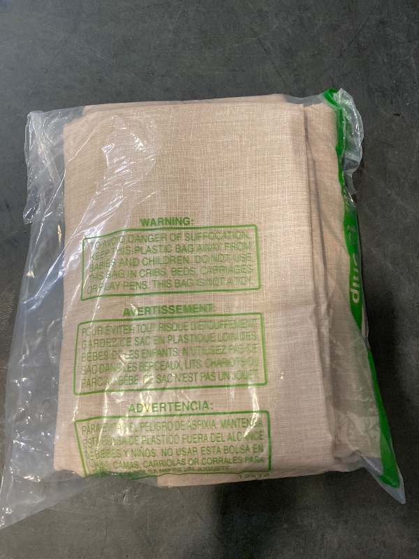 Photo 1 of Fitable Nature Faux Linen Tablecloths Rectangle 60 x 84 Inch - 2 Pack Neutral Table Clothes for 4-6 Foot Tables, Wrinkle-Proof Faux Burlap Table Cover for Dining, Farmhouse, Outdoor Picnic, Camping