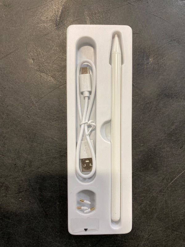 Photo 1 of Stylus Pen for iPad 6th-11th Generation-2X Fast Charge Active Pencil Compatible with 2018-2025 Apple iPad Pro 11"/12.9"/M4, iPad Air 3/4/5/M2/M3,iPad mini 5/6 Gen-White