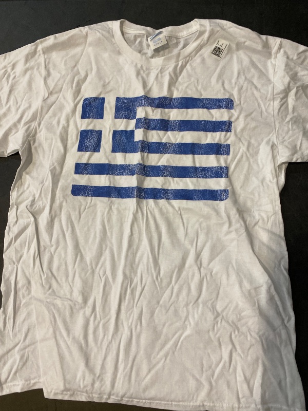 Photo 1 of Size (L) Vintage Greek Flag Retro Greece Women Men Kids Souvenir Gift T-Shirt