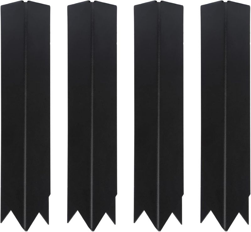 Photo 1 of Benmachu 4 Pack 90°Connector Clips, 10" Corner Clips Height Cor-Ten Metal Stakes for 6 & 8 inch Tall Steel Landscape Edging,Black