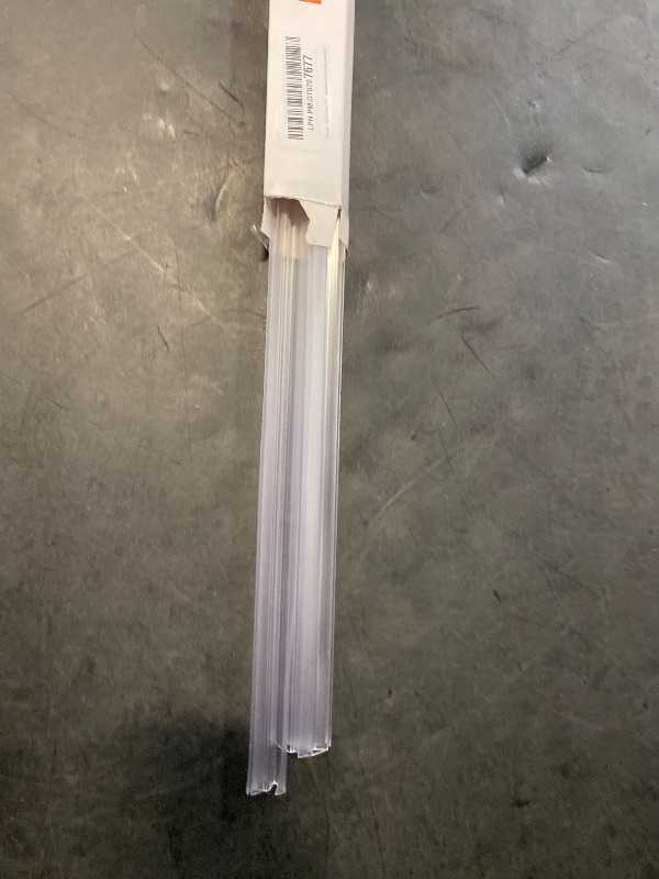 Photo 1 of AmazerBath Shower Door Bottom Seal for 1/4 Inch Glass 47.25 Inches (15.75 Inches * 3), 3 Section Segmented Shower Installation Kit Frameless Glass Door Seal Strip