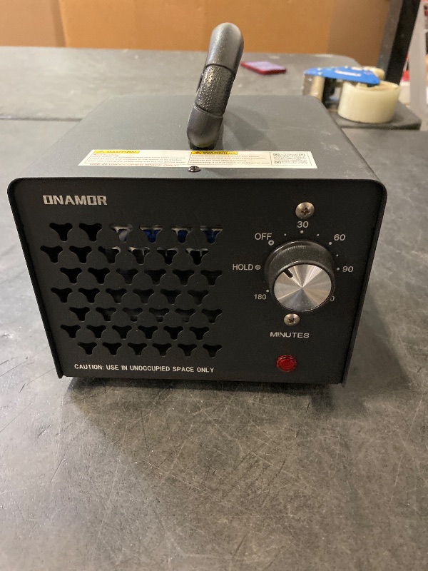 Photo 1 of ONAMOR Ozone Generator Odor Eliminator 70000mg, High Capacity Ozone Machine Odor Removal Up to 6000 Sq.Ft, Ionizer Ozonator for Smoke, Car, Basement And Pet Room, Black
