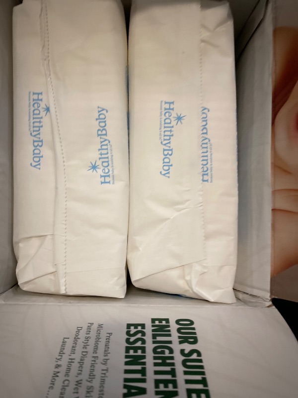Photo 1 of HealthyBaby Our Diapers | EWG Verified Safe & Plant-Based Diapers | Leak Protection | Soft Organic Cotton Shell | Chlorine-Free Diaper for Sensitive Skin | Size 1 (7-14lbs) 70 Count