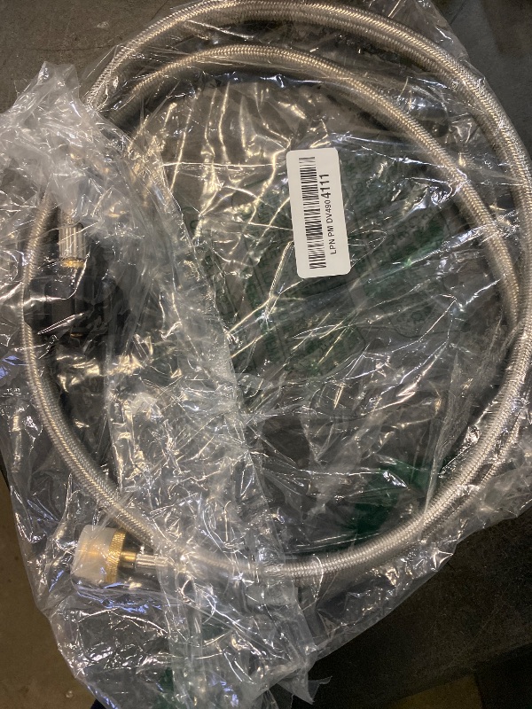 Photo 1 of SHINESTAR Propane Hose Adapter & 5 FT Braided Hose for Buddy Heaters, Coleman Stoves, Blackstone 17" 22" Tabletop Griddle, Char-Broil Portable Grills, Weber Q Grills- Converts 1 lb to 20 lb Cylinders