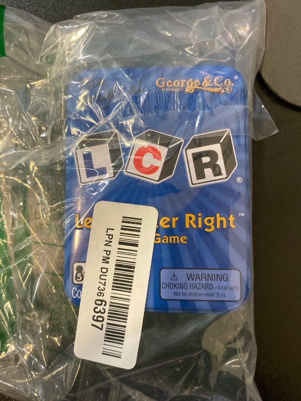 Photo 1 of Original LCR Left Center Right Dice Game