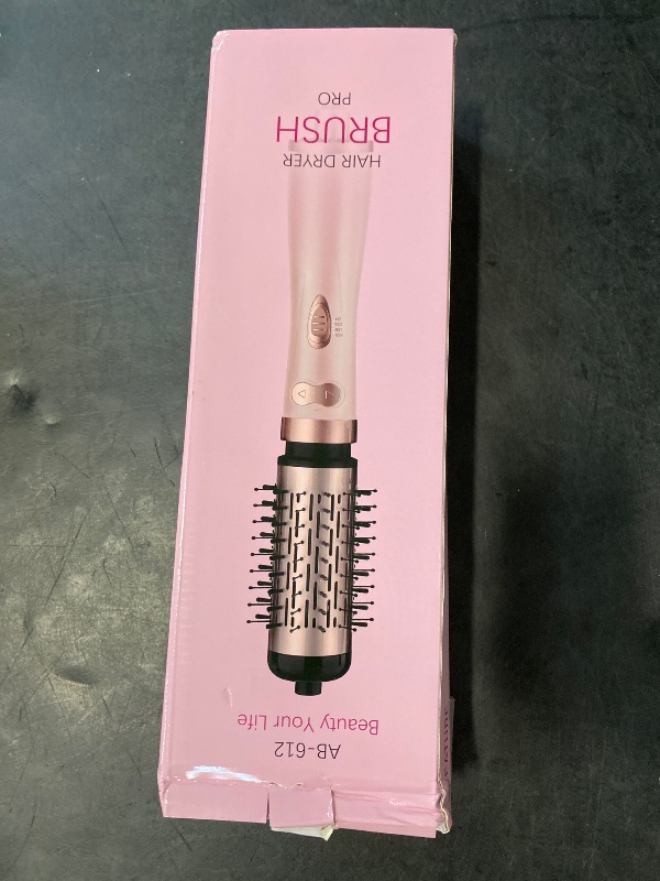 Photo 1 of Rotating Hair Dryer Brush Ceramic, Blow Dryer Brush 2 Spin Brushes Set 1.5 Inch &2 Inch, One-Step Hot Air Brush for Hair Dryer, Volumizer, Smooth, C-Curls