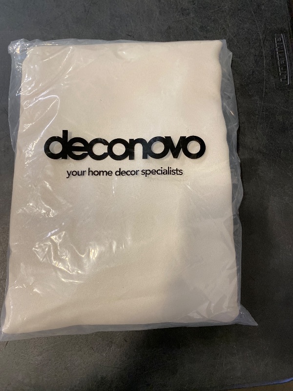 Photo 1 of Deconovo Blackout Grommet Curtains – Thermal Insulated, Noise-Reducing, Sustainable & Easy-Care Drapes for Bedroom, Living Room & Office – Oeko-TEX Certified, Light Beige, 38W x 45L Inch (Set of 2)