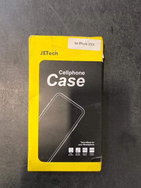 Photo 1 of JETech Case for iPhone Xs and iPhone X 5.8 Inch with Built-in Screen Protector Anti-Scratch, 360 Degree Full Body Rugged Phone Cover Clear Back (Black)