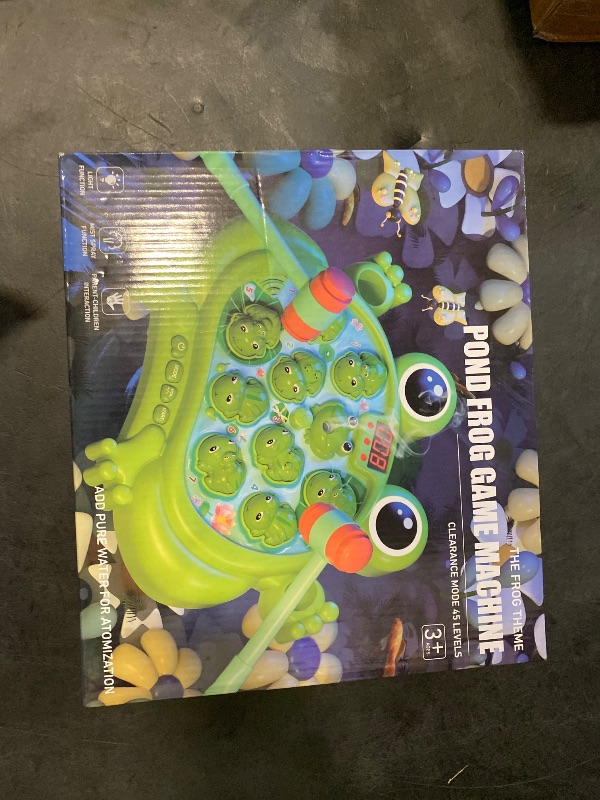 Photo 1 of HopeRock Toys for 2 3 4 5 Year Old Boy,Toddler Toys Age 2-4, Whack A Frog Game,with 5 Modes,45 Levels,9 Music Spray and Light-up, Baby Toy Gifts for Early Learning, Birthday Gift for Toddler Boy Toys